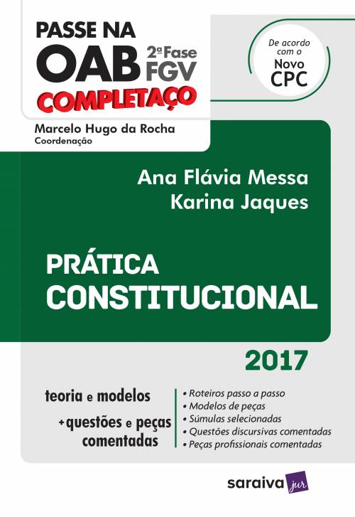 Completaço Oab 2ª Fase Prática Constitucional Editora Saraiva 7432